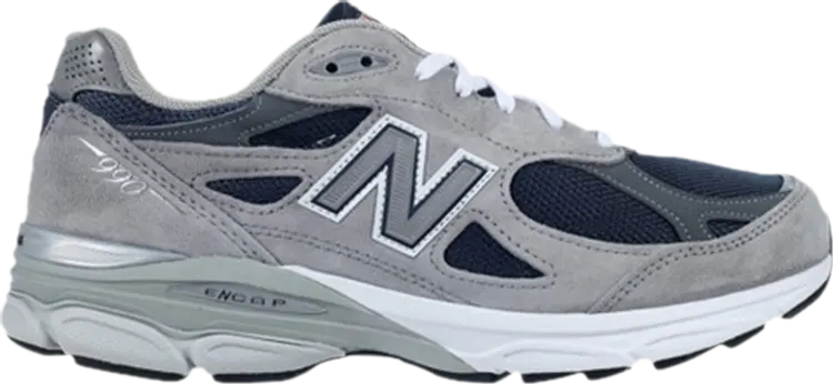 Кроссовки New Balance 990v3 Made In USA 'Grey Navy', серый 
Кроссовки New Balance 990v3 Made In USA 'Grey Navy', серый