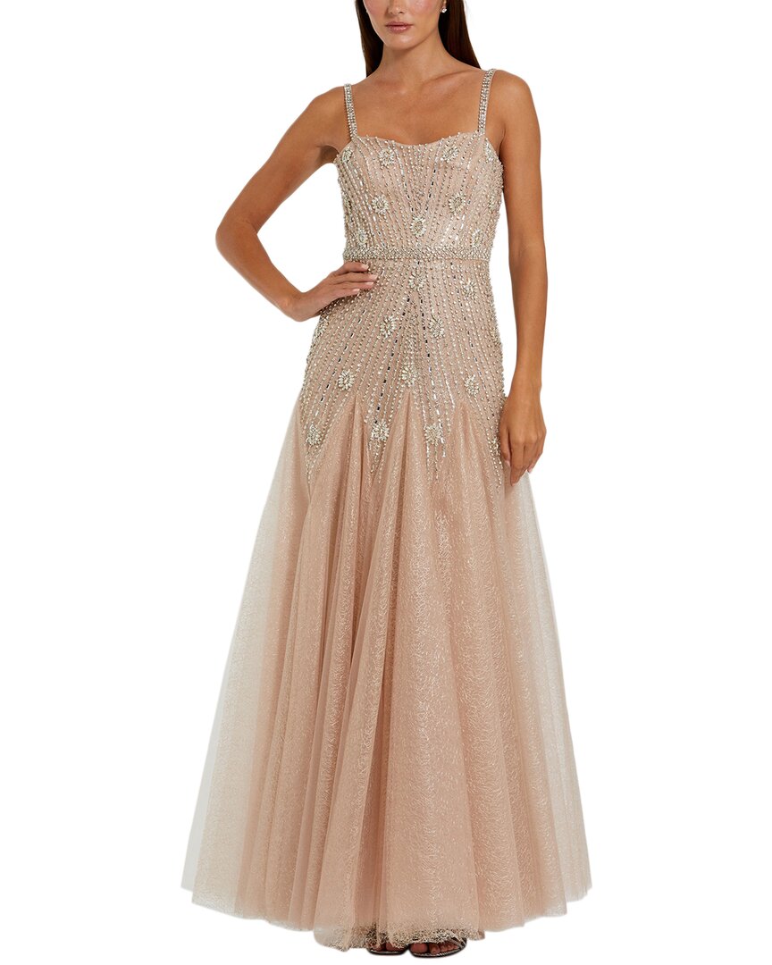Платье Mac Duggal A-Line, коричневый 
Платье Mac Duggal A-Line, коричневый
