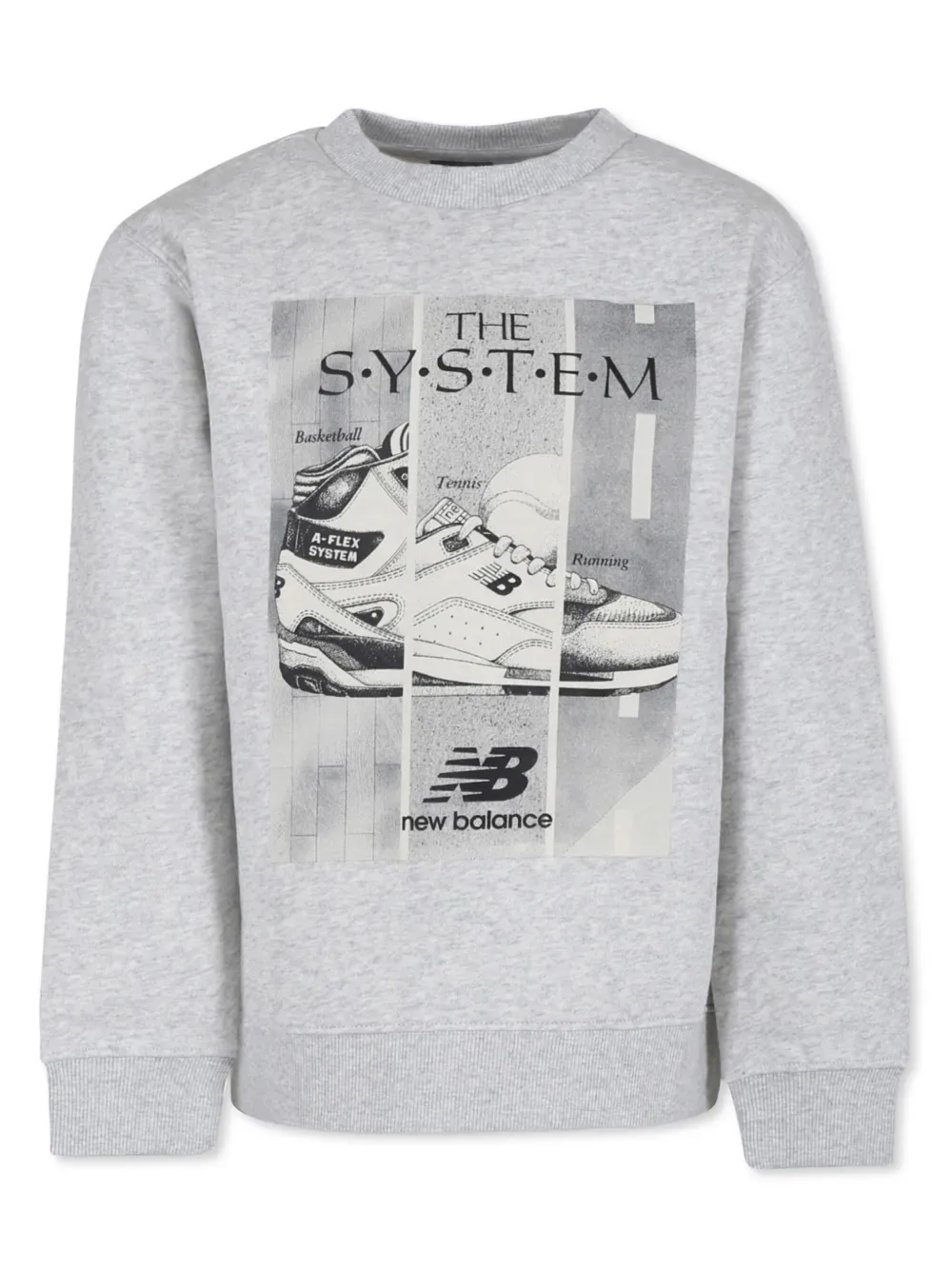 Толстовка с графичным принтом New Balance Kids, серый
Толстовка с графичным принтом New Balance Kids, серый