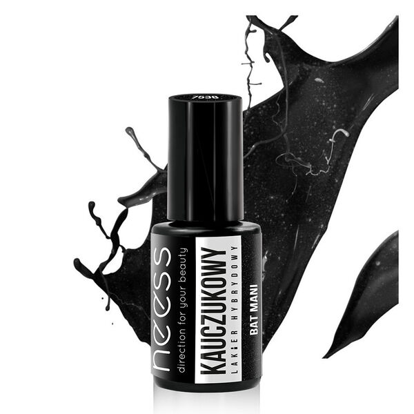 Каучуковый гибридный лак для ногтей летучая мышь, 4 мл Neess, цвет bat mani
Каучуковый гибридный лак для ногтей летучая мышь, 4 мл Neess, цвет bat mani