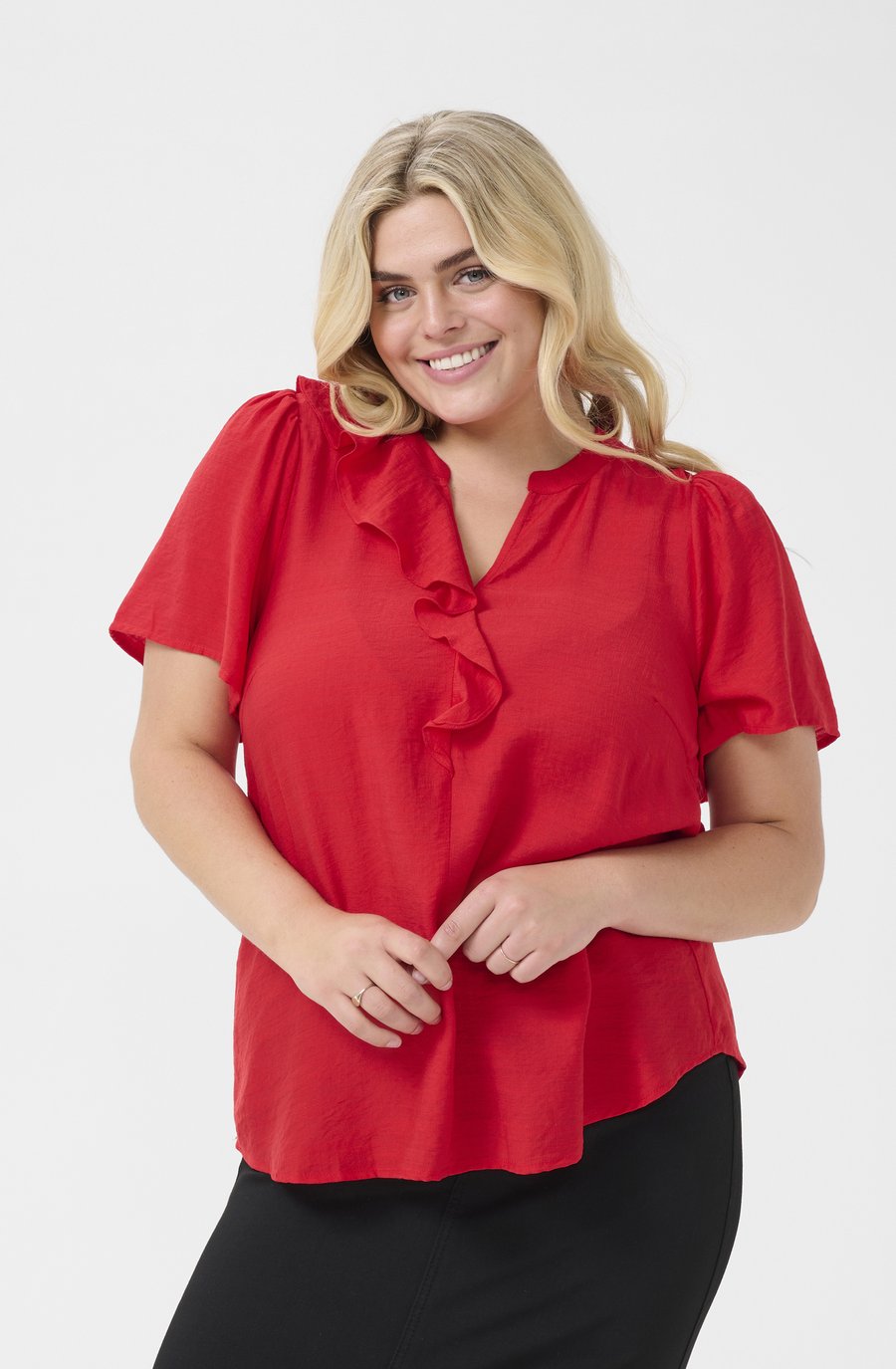 Блуза Kaffe Curve KCTERA , True Red/Red
Блуза Kaffe Curve KCTERA , True Red/Red
