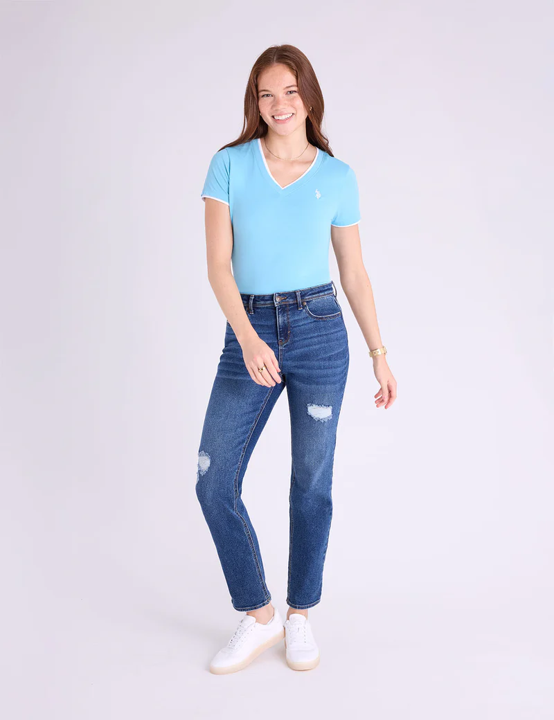 Футболка U.S. Polo Assn Double Band V-neck, голубой
Футболка U.S. Polo Assn Double Band V-neck, голубой