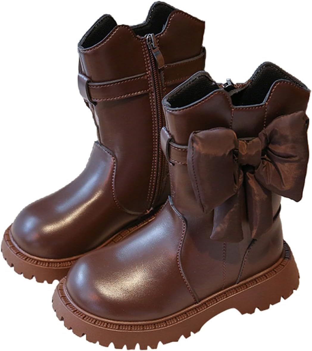 Детские ботильоны для девочек с боковой молнией, милым бантом, зимние снежные сапожки 2025 года, водонепроницаемые, с нескользящей подошвой, короткие, удобные, на массивной подошве, боевые ботинки Generic, #00 Brown
Детские ботильоны для девочек с боковой молнией, милым бантом, зимние снежные сапожки 2025 года, водонепроницаемые, с нескользящей подошвой, короткие, удобные, на массивной подошве, боевые ботинки Generic, #00 Brown
