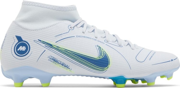 Бутсы Nike Mercurial Superfly 8 Academy MG 'Grey Light Marine', серый 
Бутсы Nike Mercurial Superfly 8 Academy MG 'Grey Light Marine', серый