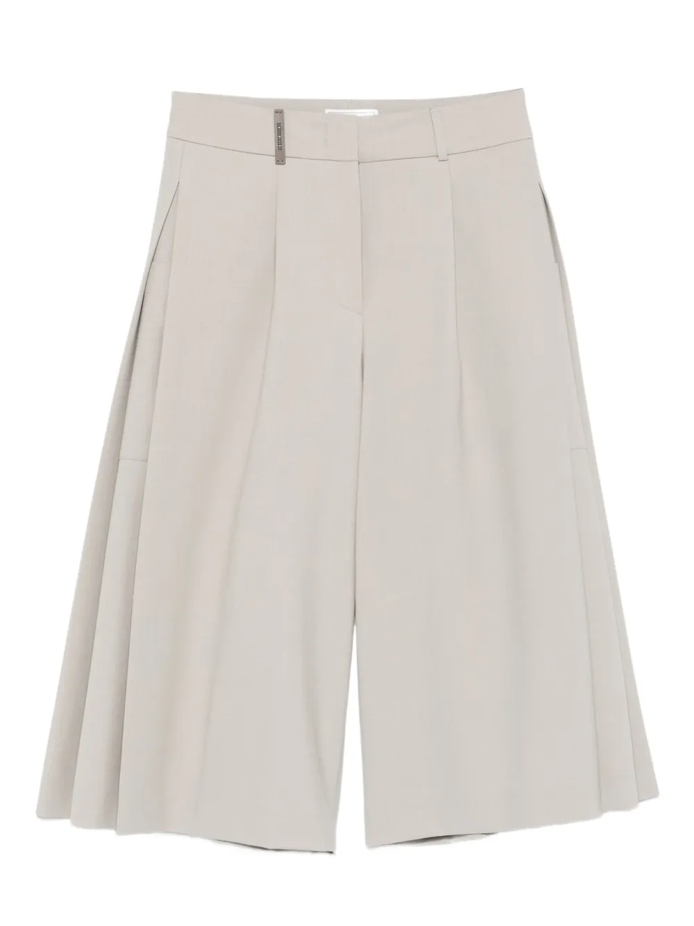 Укороченные брюки со складками Peserico, серый
Укороченные брюки со складками Peserico, серый