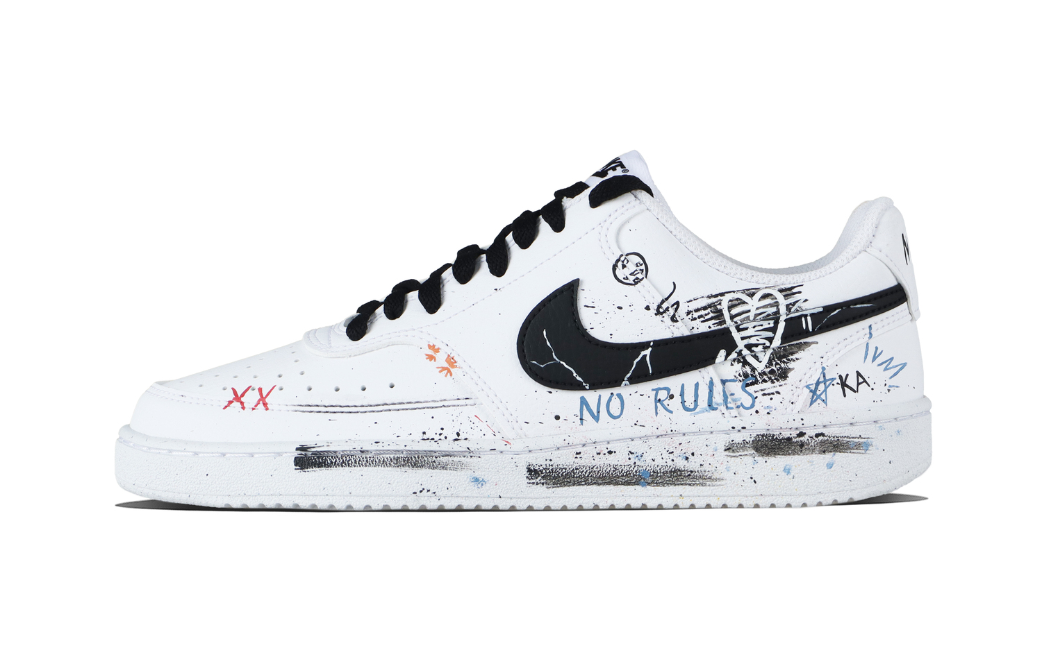 Nike Court Vision 1 Ink Without Rules устойчивые к истиранию низкие кроссовки для скейтбординга Unisex черные
Nike Court Vision 1 Ink Without Rules устойчивые к истиранию низкие кроссовки для скейтбординга Unisex черные