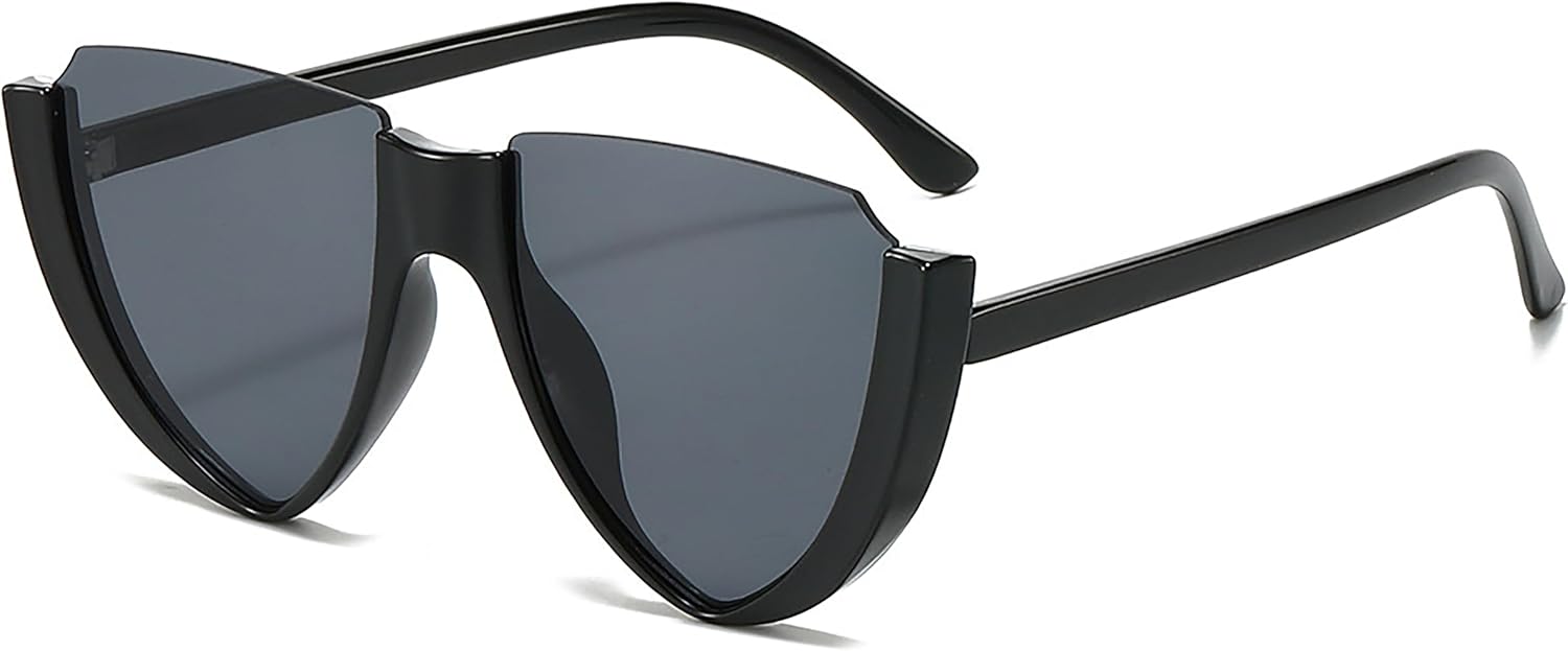 Винтажные солнцезащитные очки в полуободковой оправе для женщин и мужчин, модель «кошачий глаз», маленькие, черные, белые, красные, разноцветные, прозрачные, с защитой от УФ-излучения UV400 Generic, A
Винтажные солнцезащитные очки в полуободковой оправе для женщин и мужчин, модель «кошачий глаз», маленькие, черные, белые, красные, разноцветные, прозрачные, с защитой от УФ-излучения UV400 Generic, A