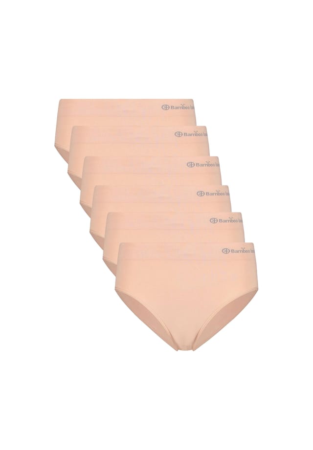 Упаковка из 6 трусов - бесшовные трусы Belle Full с логотипом из джерси Bamboo Basics, цвет nude
Упаковка из 6 трусов - бесшовные трусы Belle Full с логотипом из джерси Bamboo Basics, цвет nude