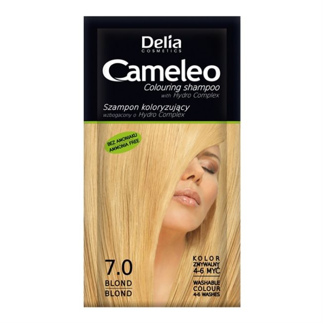 Шампунь для окрашивания волос Cameleo, цвет 7.0 blond, 40 мл
Шампунь для окрашивания волос Cameleo, цвет 7.0 blond, 40 мл