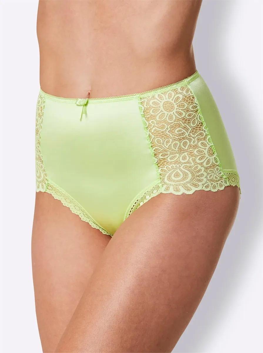 Трусики на талии (2 шт.) Wäschepur, фисташковый
Трусики на талии (2 шт.) Wäschepur, фисташковый