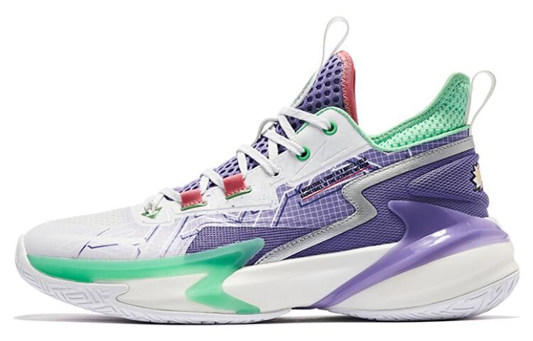 Баскетбольные кроссовки Busters 4ELITE мужские, среднего размера, белые/фиолетовые/зеленые Qiaodan
Баскетбольные кроссовки Busters 4ELITE мужские, среднего размера, белые/фиолетовые/зеленые Qiaodan