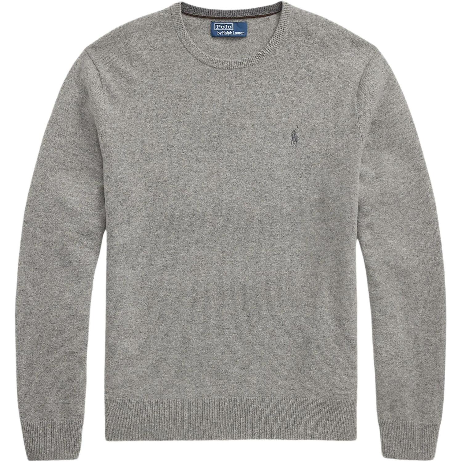 Вязаный джемпер с вышитым логотипом и круглым вырезом Polo Ralph Lauren, серый
Вязаный джемпер с вышитым логотипом и круглым вырезом Polo Ralph Lauren, серый