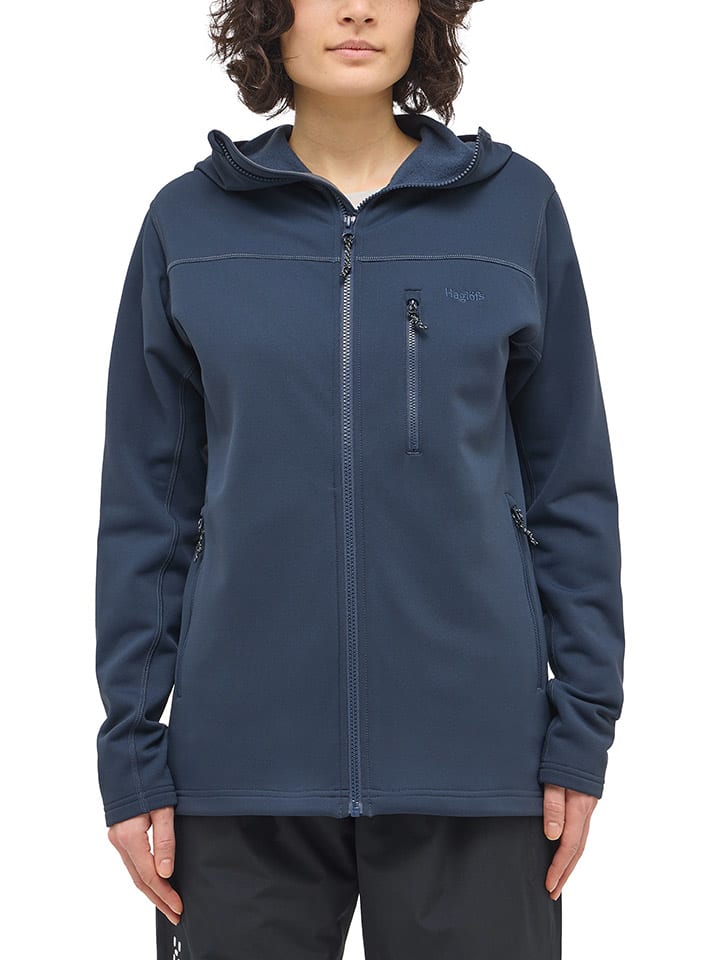 Флисовая куртка Rosson Mid Hood темно-синего цвета Haglöfs
Флисовая куртка Rosson Mid Hood темно-синего цвета Haglöfs