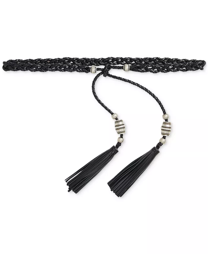 Кожаный ремень с плетеными кистями и шнуровым креплением Lauren Ralph Lauren, черный
Кожаный ремень с плетеными кистями и шнуровым креплением Lauren Ralph Lauren, черный
