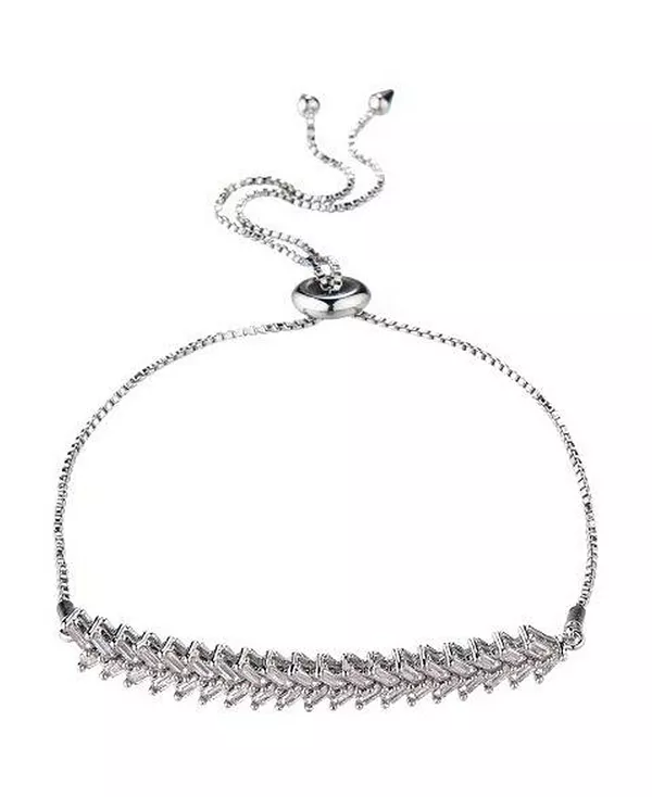 Браслет-Слайдер с двумя рядами кубических цирконий Nicole Miller, silver
Браслет-Слайдер с двумя рядами кубических цирконий Nicole Miller, silver