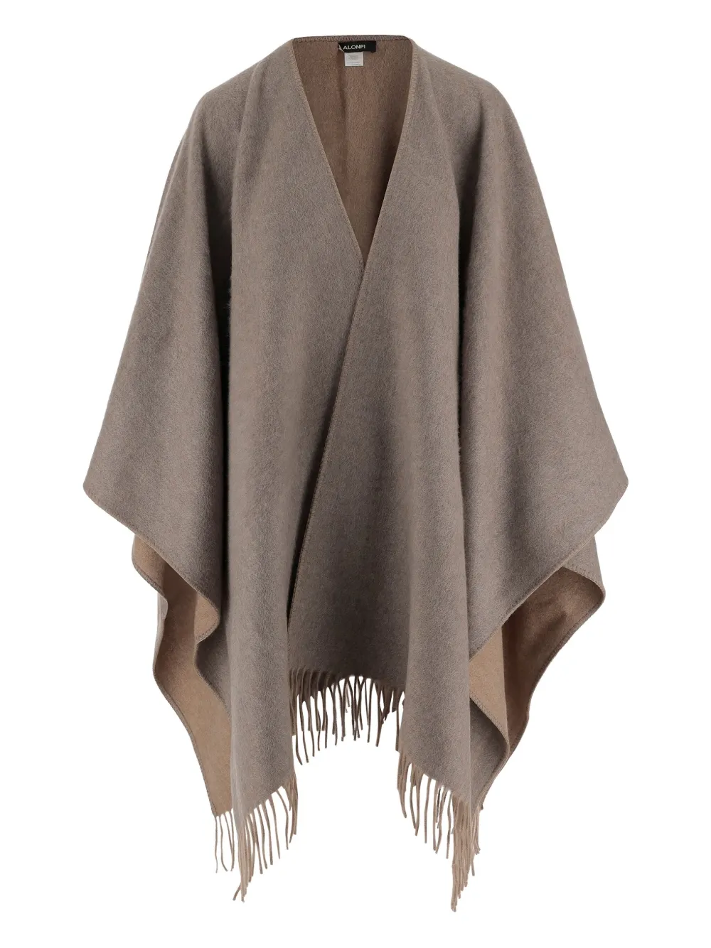 Кашемировая накидка с бахромой ALONPI, коричневый
Кашемировая накидка с бахромой ALONPI, коричневый