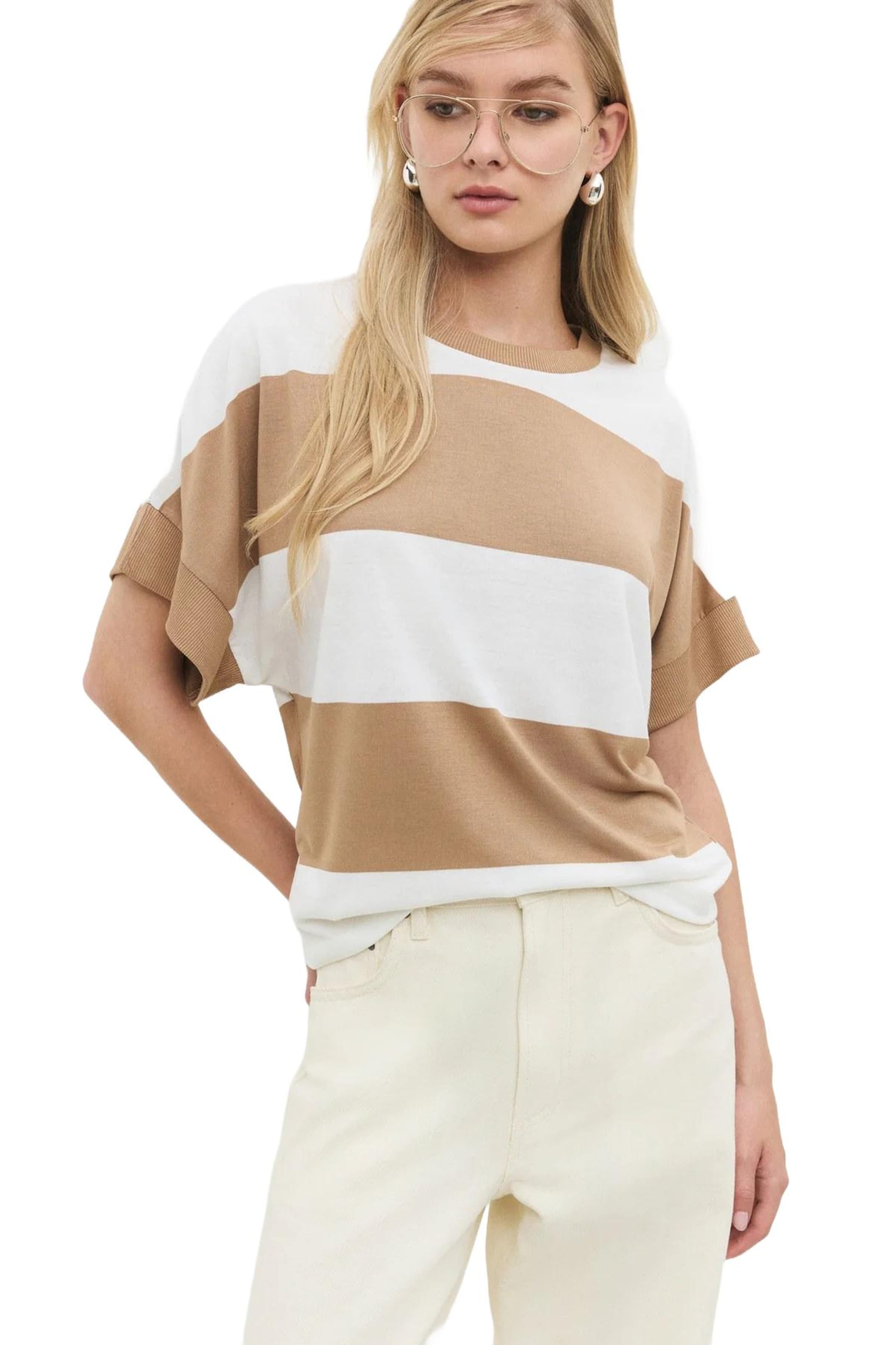 No Matter What Футболка в бежевом и натуральном белом цветах, Бежевый, No Matter What Футболка в бежевом и натуральном белом цветах
No Matter What Футболка в бежевом и натуральном белом цветах, Бежевый, No Matter What Футболка в бежевом и натуральном белом цветах