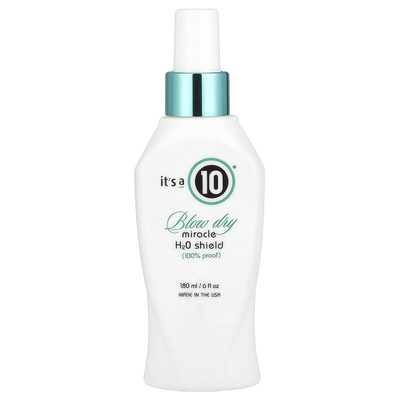 It's a 10, Blow Dry Miracle, H2O Shield, 180 мл (6 жидк. унц.) 
It's a 10, Blow Dry Miracle, H2O Shield, 180 мл (6 жидк. унц.)