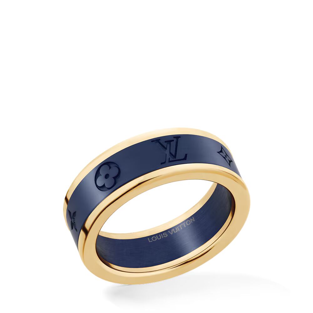 Кольцо Les Gastons Vuitton Small, желтое золото и титан Louis Vuitton, синий
Кольцо Les Gastons Vuitton Small, желтое золото и титан Louis Vuitton, синий