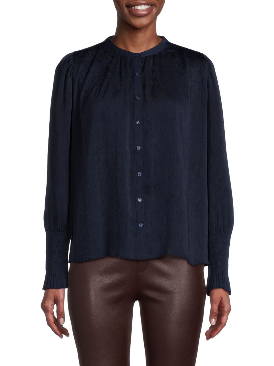 Кризи жатый топ ba&sh, синий
Кризи жатый топ ba&sh, синий