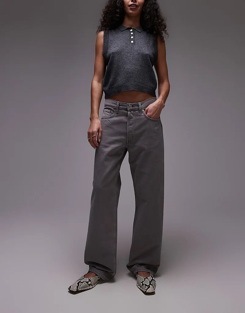 Джинсы бойфренда свободного кроя ARKET Shore с заниженной талией, нежно-серого цвета
Джинсы бойфренда свободного кроя ARKET Shore с заниженной талией, нежно-серого цвета