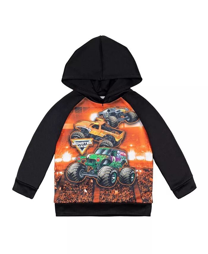 Флисовый пуловер с капюшоном для мальчиков Maximum Destruction El Toro Loco Grave Digger Monster Jam, оранжевый
Флисовый пуловер с капюшоном для мальчиков Maximum Destruction El Toro Loco Grave Digger Monster Jam, оранжевый