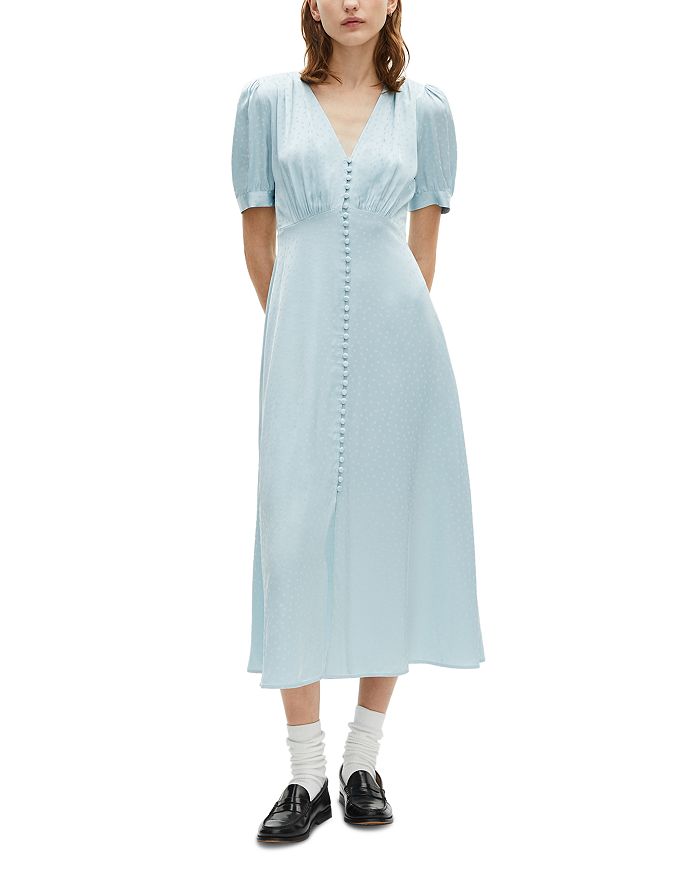 Платье на пуговицах The Kooples, синий
Платье на пуговицах The Kooples, синий