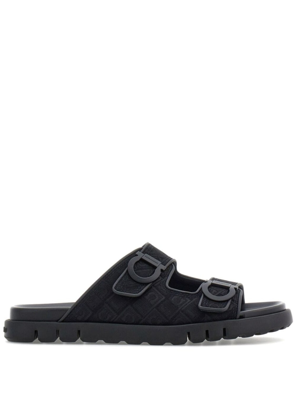 Ferragamo сандалии с жаккардовым узором Gancini, черный
Ferragamo сандалии с жаккардовым узором Gancini, черный