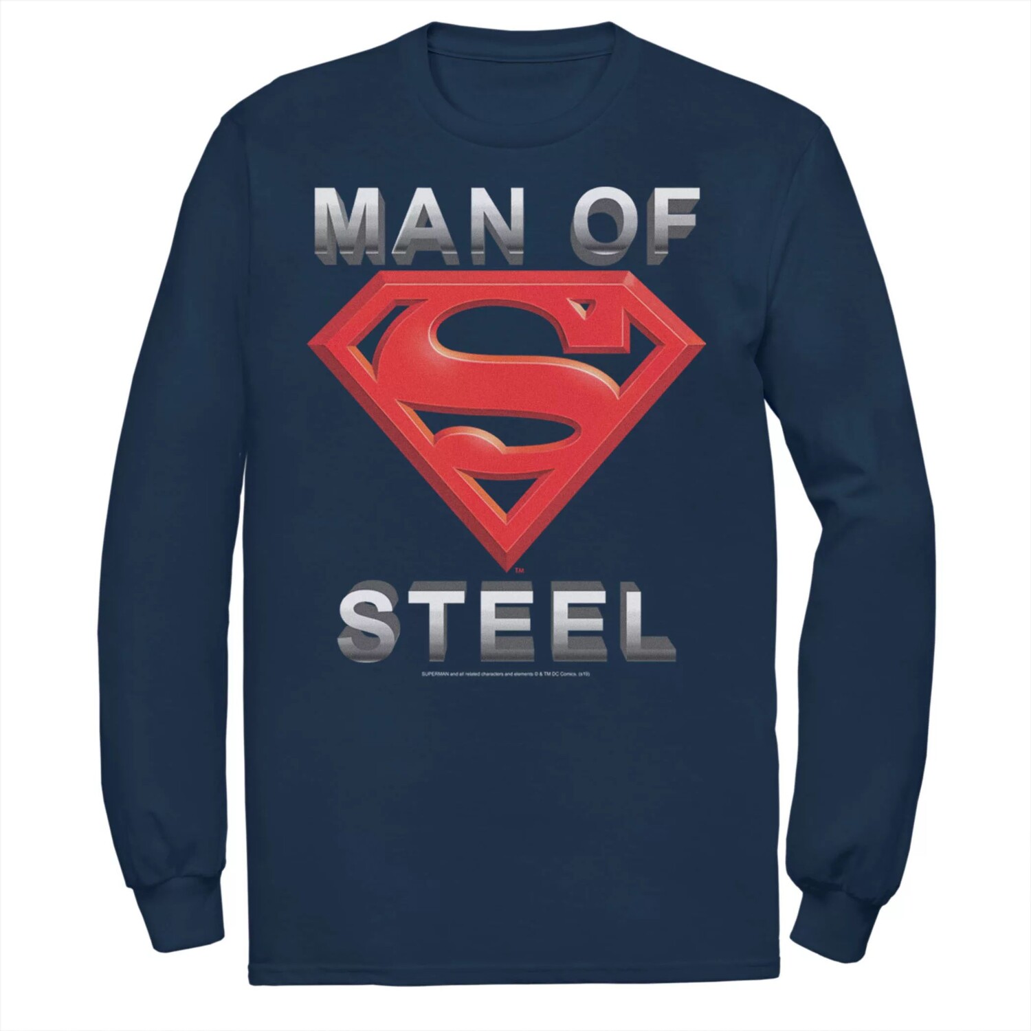 Мужская футболка с текстовым логотипом DC Comics Superman Man Of Steel 
Мужская футболка с текстовым логотипом DC Comics Superman Man Of Steel