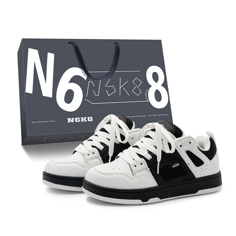 N6K8 Антискользящие износостойкие низкие скейтерские унисекс сине-бело-черные, цвет White Black
N6K8 Антискользящие износостойкие низкие скейтерские унисекс сине-бело-черные, цвет White Black