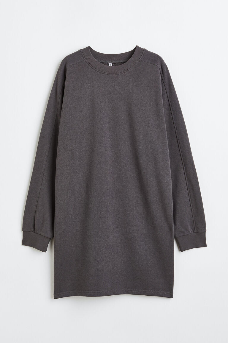 Платье-толстовка H&M, серый
Платье-толстовка H&M, серый