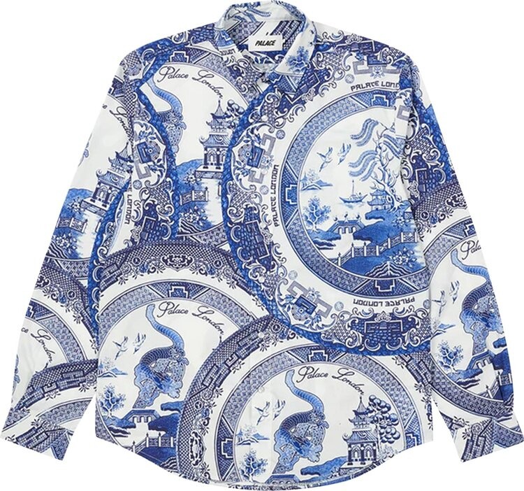 Рубашка Palace China Plate Shirt 'Navy', синий
Рубашка Palace China Plate Shirt 'Navy', синий