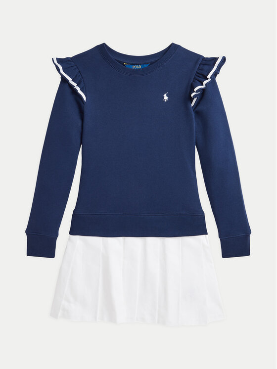 Платье на каждый день обычный крой 313957742001 Polo Ralph Lauren, синий 
Платье на каждый день обычный крой 313957742001 Polo Ralph Lauren, синий