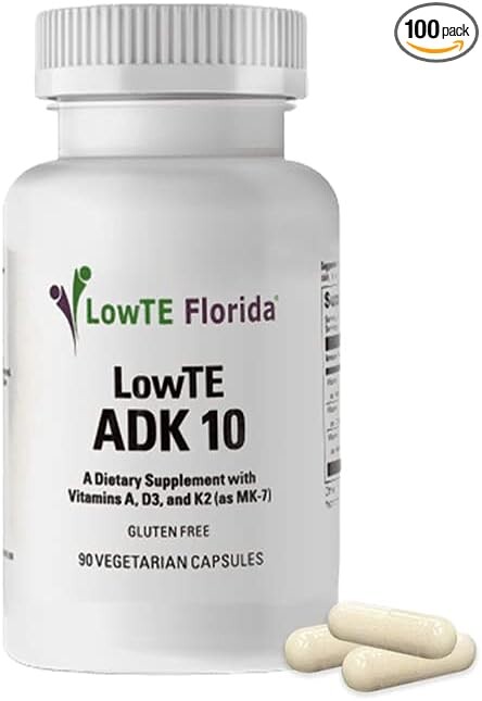 LowTE Florida ADK 10–90 капсул I, витамин D3, K2 и A, 10 000 МЕ
LowTE Florida ADK 10–90 капсул I, витамин D3, K2 и A, 10 000 МЕ