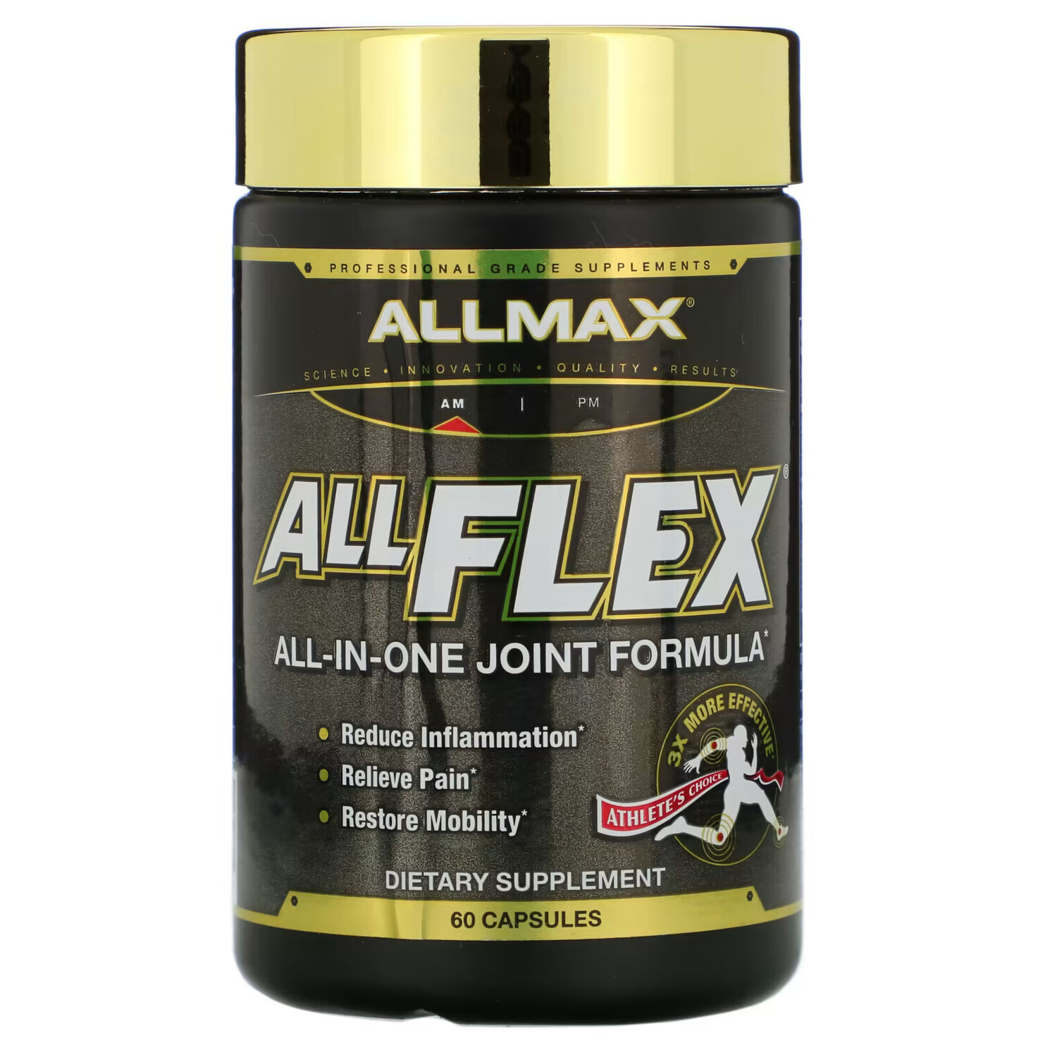ALLMAX, AllFlex, комплексная формула, 60 капсул
ALLMAX, AllFlex, комплексная формула, 60 капсул