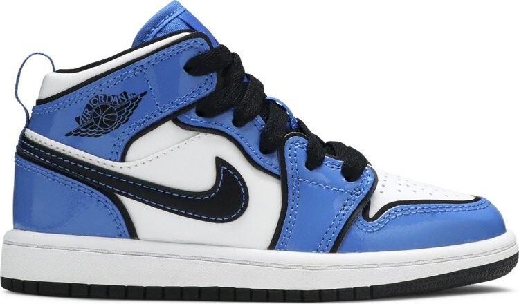 Кроссовки Air Jordan 1 Mid SE PS Signal Blue, синий
Кроссовки Air Jordan 1 Mid SE PS Signal Blue, синий