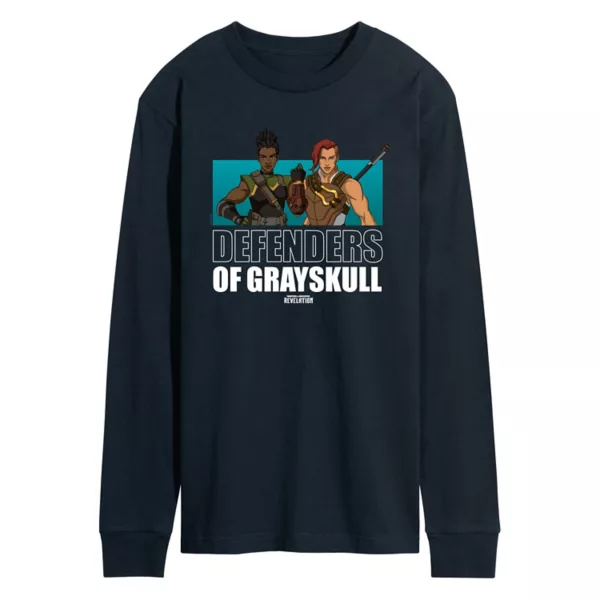 Мужская футболка с длинным рукавом и принтом «Хи-мэн: Властелины Вселенной» Licensed Character, синий
Мужская футболка с длинным рукавом и принтом «Хи-мэн: Властелины Вселенной» Licensed Character, синий