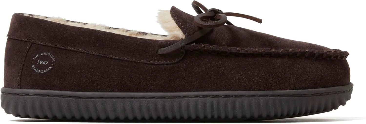 Мужские мокасины Dearfoams Hudson из натуральной замши с мемори-пенной стелькой и шнурками
Мужские мокасины Dearfoams Hudson из натуральной замши с мемори-пенной стелькой и шнурками