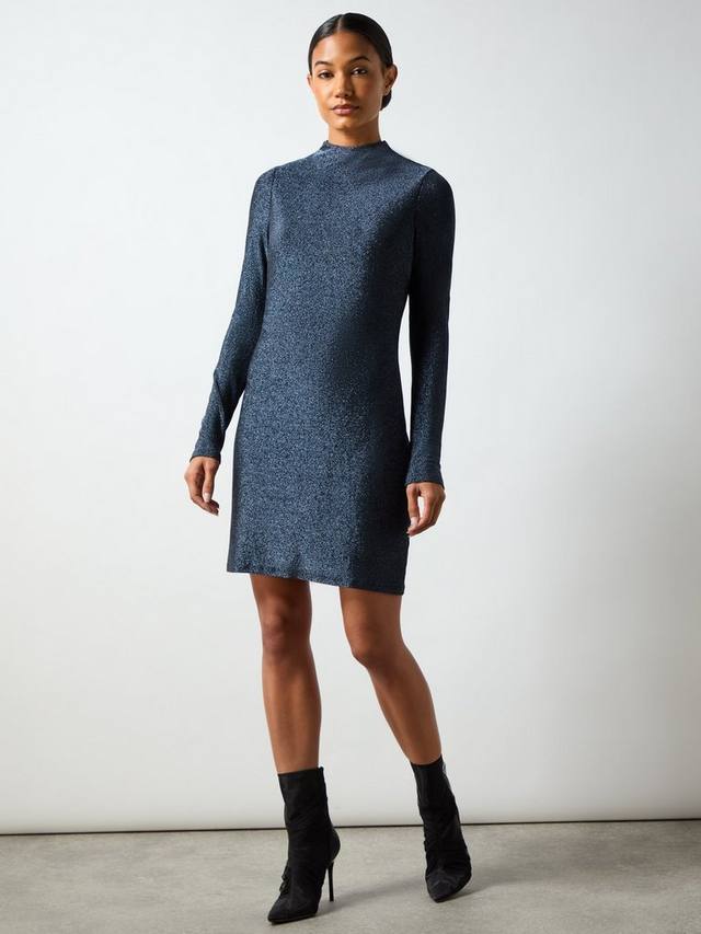 Миниатюрное мини-платье darcy sparkle с высоким вырезом Ro&Zo, синий
Миниатюрное мини-платье darcy sparkle с высоким вырезом Ro&Zo, синий