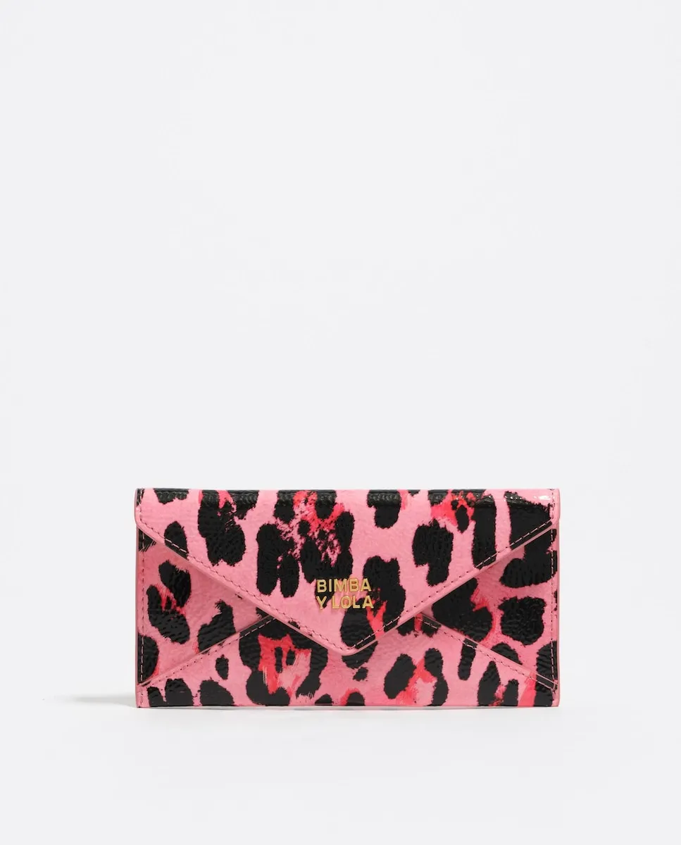Женский кошелек с блестящей текстурой и леопардовым принтом Bimba y Lola, розовый
Женский кошелек с блестящей текстурой и леопардовым принтом Bimba y Lola, розовый