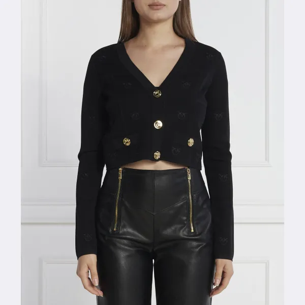 Укороченный кардиган Pinko, черный
Укороченный кардиган Pinko, черный