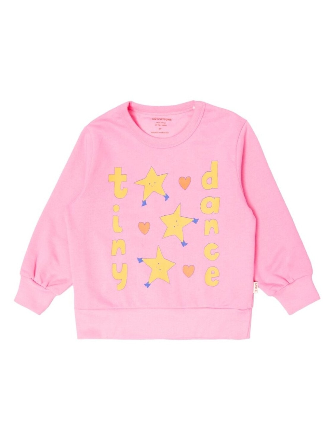 Tiny Cottons толстовка Tiny Dance из органического хлопка, розовый