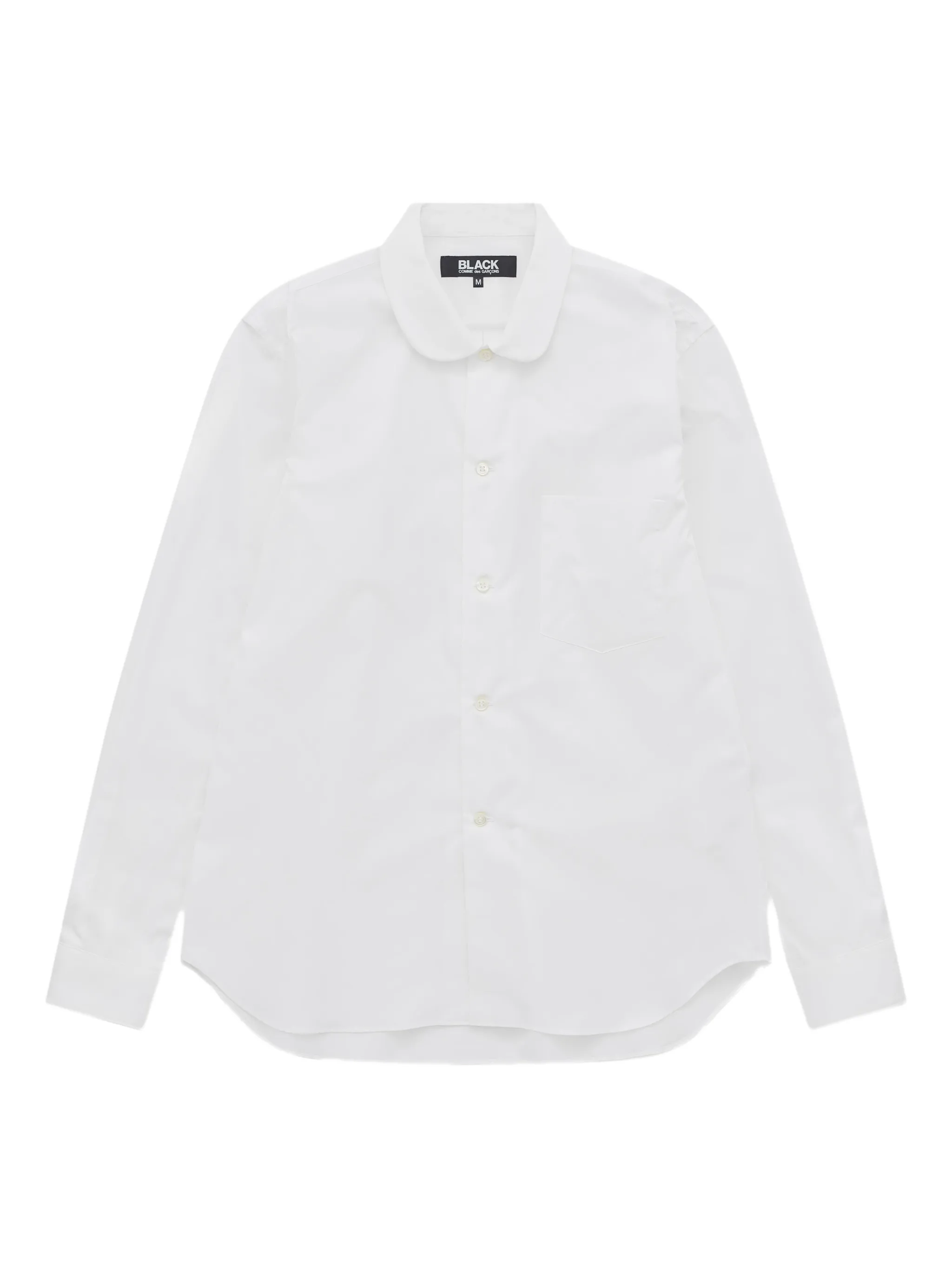 Рубашка с воротником Питер Пэн Black Comme Des Garçons, белый
Рубашка с воротником Питер Пэн Black Comme Des Garçons, белый