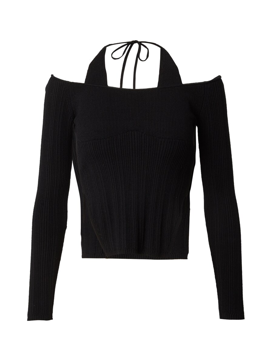 Тонкий вязаный свитер LeGer by Lena Gercke Sweater Christina, черный 
Тонкий вязаный свитер LeGer by Lena Gercke Sweater Christina, черный