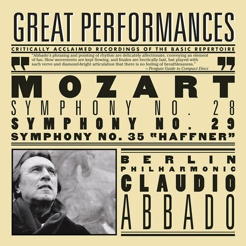 CD диск Mozart / Bpo / Abbado: Symphony 28 29 & 35 - Haffner
CD диск Mozart / Bpo / Abbado: Symphony 28 29 & 35 - Haffner