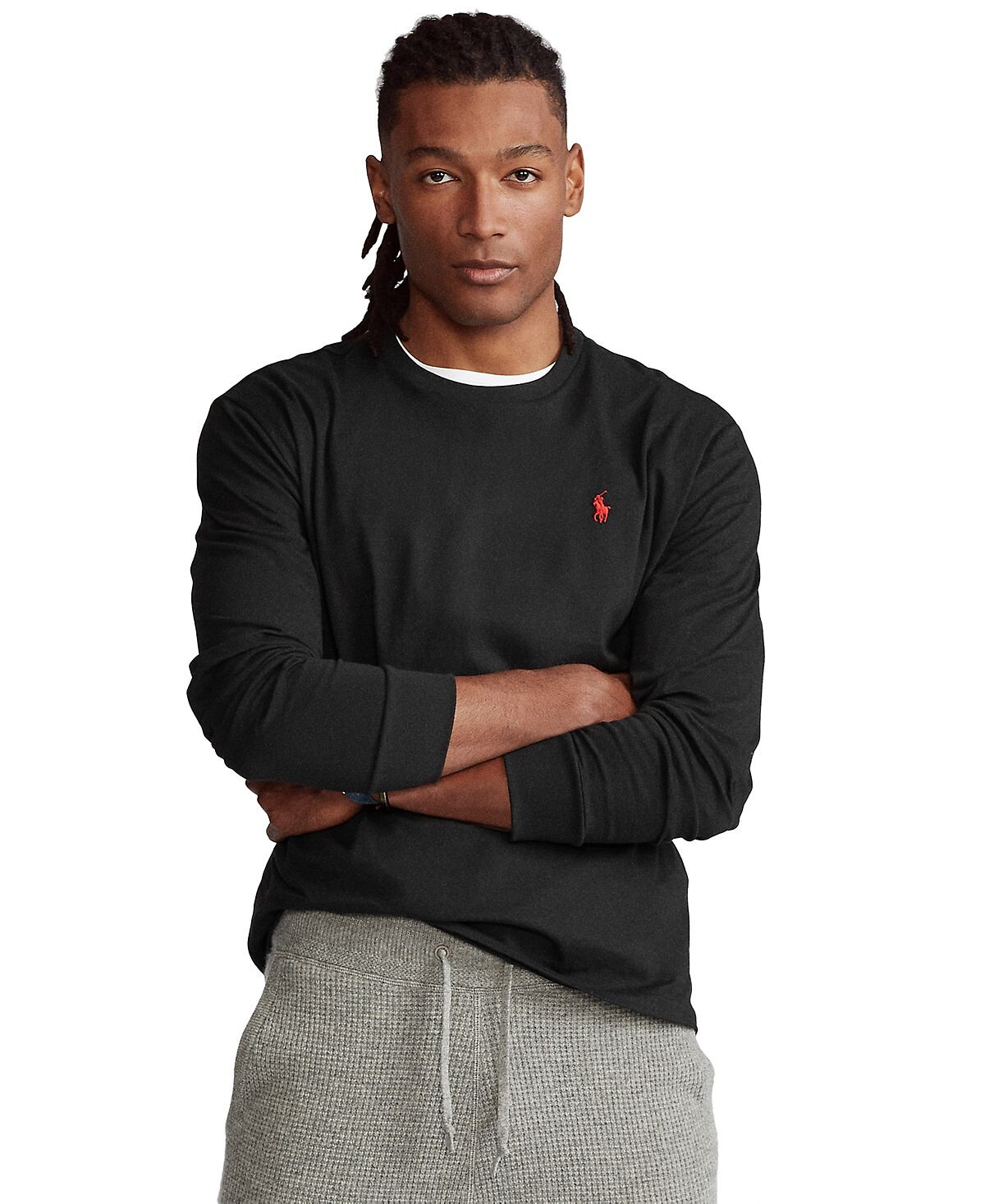 Мужская футболка классического кроя из джерси с длинными рукавами Polo Ralph Lauren, мульти
Мужская футболка классического кроя из джерси с длинными рукавами Polo Ralph Lauren, мульти