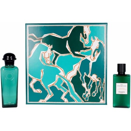 Подарочный набор Hermès Eau D'Orange Verte Cologne 100 мл спрея и 80 мл геля для душа
Подарочный набор Hermès Eau D'Orange Verte Cologne 100 мл спрея и 80 мл геля для душа