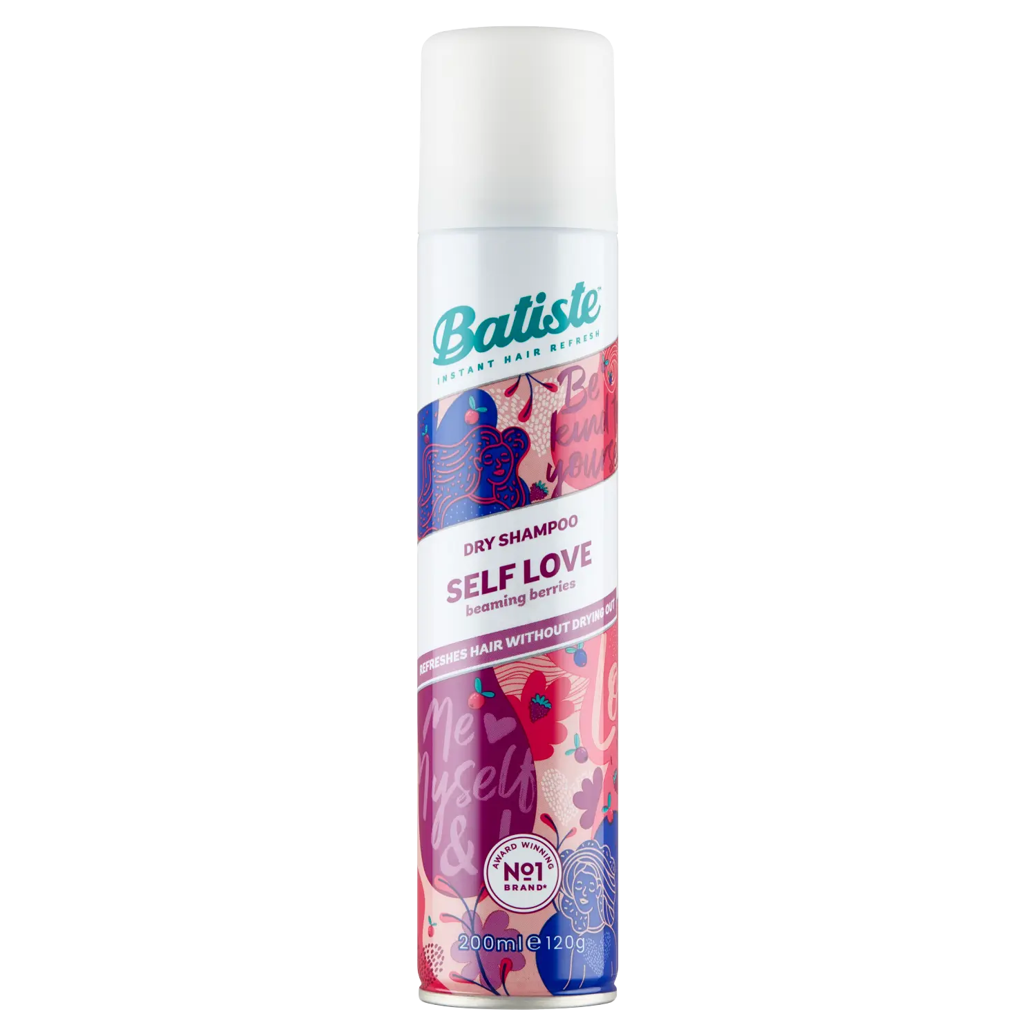 Batiste Self Love сухой шампунь для волос, 200 мл
Batiste Self Love сухой шампунь для волос, 200 мл