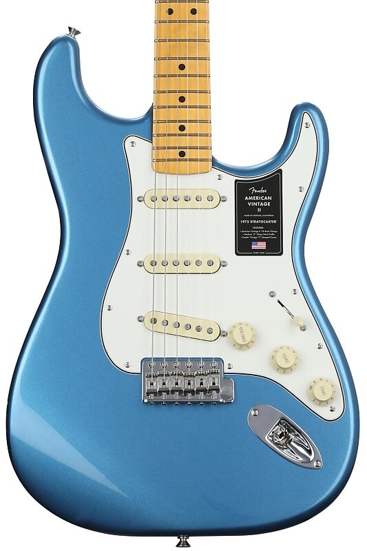 Электрогитара Fender American Vintage II Stratocaster 1973 года выпуска — синий Лейк-Плэсид 0110272802
Электрогитара Fender American Vintage II Stratocaster 1973 года выпуска — синий Лейк-Плэсид 0110272802