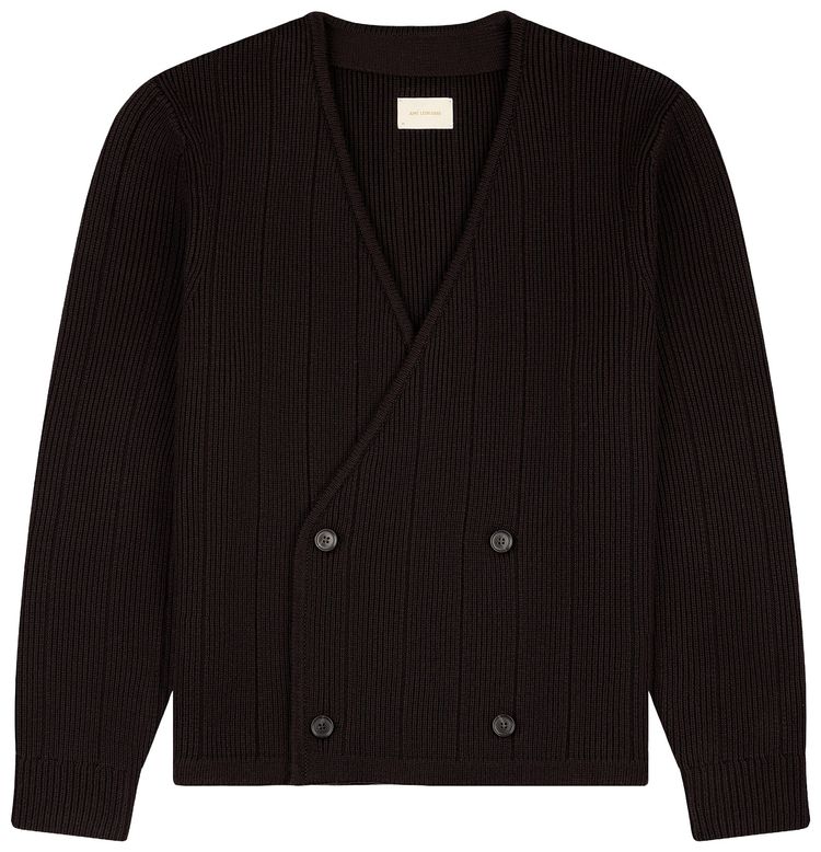 Двубортный кардиган из мериносовой шерсти Aimé Leon Dore, коричневый
Двубортный кардиган из мериносовой шерсти Aimé Leon Dore, коричневый